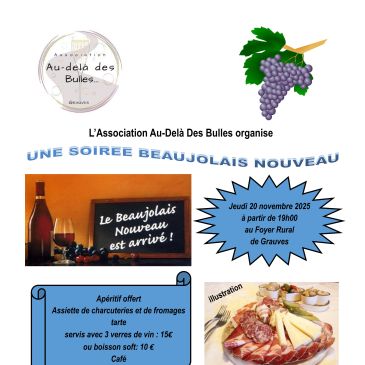 Soirée Beaujolais nouveau
