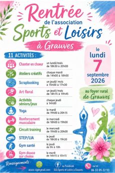 Activités proposées