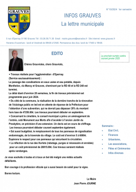 Couverture Infos Grauves N°10